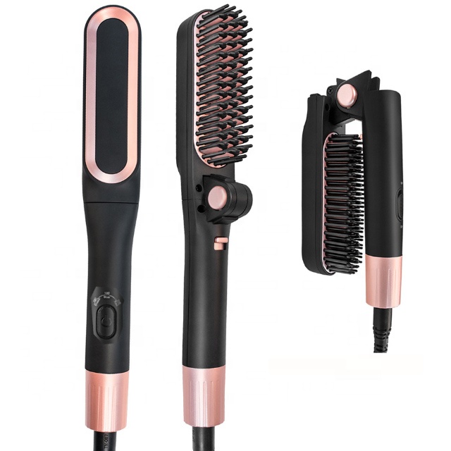 Folding Electric Hair Brushes With Temperature Control Uk Eu Us Plug In